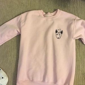 Pink sweatshirt